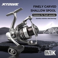 BEARKING New Brand RTBLUE A3 Spinning Reel 1000-3000 stainless steel bearing 5.2:1 fishing reel trac