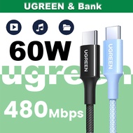 Ugreen USB C 60W Cable ABS Nylon Charger Data Cable Fast Charging 60W 35218