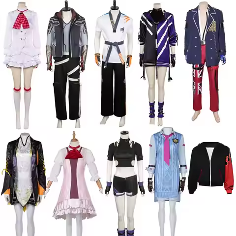 Jin Kazuma/Reina/Lili/Steve Fox/Ling Xiaoyu/Jun Kazama/Hwoarang/Kazama Jin/WHITE Cosplay Costume For