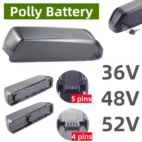 Reention Polly DP-5 DP-5C Ebike Battery 36V 10.4ah 15ah 17.5ah 48V 10.4ah 14ah 52V 10.4ah 14ah for R