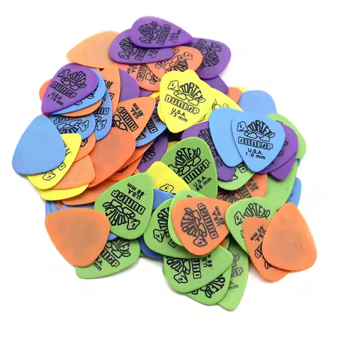 50pcs Guitar Picks Guitar Plectrum Electric Guitar Pick Accessories Thickness 0.5mm,0.6mm,0.73mm,0.8