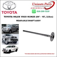 TOYOTA HILUX VIGO KUN25 (04' - 15', 2.5cc) REAR AXLE SHAFT ASSY