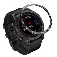 Kim loại phong cách bezel đối với Garmin Fenix 7 7x7 S Đồng hồ thông minh bìa thể thao dính trường h