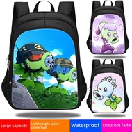 beg sekolah bag sekolah perempuan Plants vs. Zombies Cartoon Schoolbags Kindergarten Elementary Scho
