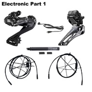 Shimano ULTEGRA Di2 R8170 Groupset 2x12s R8100 Crankset Cassette R8170 Shifter Flat Mount Disc Brake