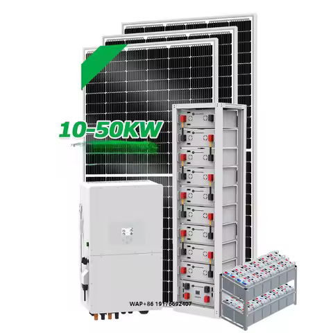 Deye Hybrid Solar System 10kw 12kw 15kw Energy Storage Solar System Solar Panels with Battery and In