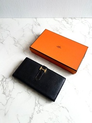 稀有古董包 Hermes 黑金色 Bearn長夾 錢包 皮夾 中古包 二手包