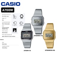 [ OFFICIAL CASIO WARRANTY ] A700W / A700WEV / A700WEVG UNISEX RETRO VINTAGE COLLECTION (SUPER SLIM)