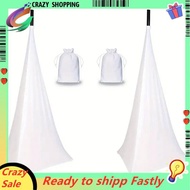 Speaker Stand Cover-Dj Speaker Covers Stretchable Tripod Stand Skirt Flexible Height Adjustment for 