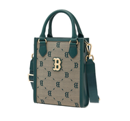 MLB Korea Bag  Diamond Monogram Mini Tote Bag New York Yankees กระเป๋าถือ กระเป๋าสะพายข้าง