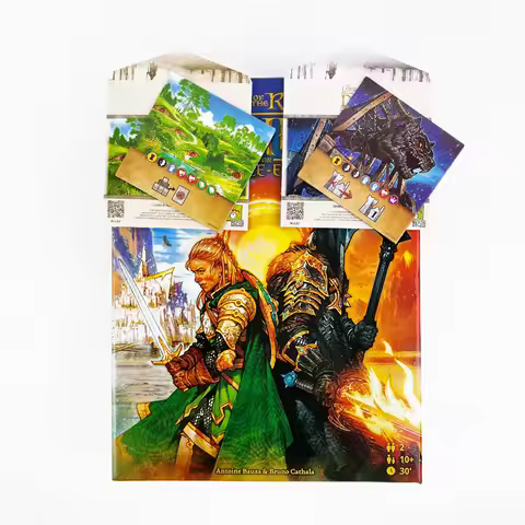 Board Game: DUEL ON MIDDLE EARTH – 2-Player Strategy Duel Game, Party & Gathering Fun, Includes Prom