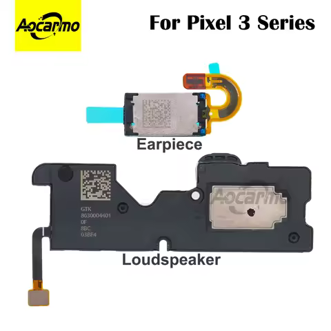 For Google Pixel 3 3a XL Top Upper Earpiece Ear Speaker Bottom Loudspeaker Flex Cable Repair Part