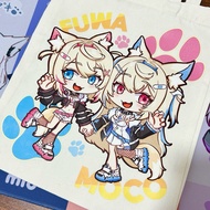Hololive Holoadvent Fuwamoco totebag
