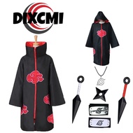 【CDWDC】Naruto Costume Akatsuki Cloak Cosplay Sasuke Uchiha Cape Cosplay Itachi Cosplay costume Robe