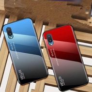 Case A10 Glass For Samsung A10 Two-Color A10 Shockproof Soft Edge