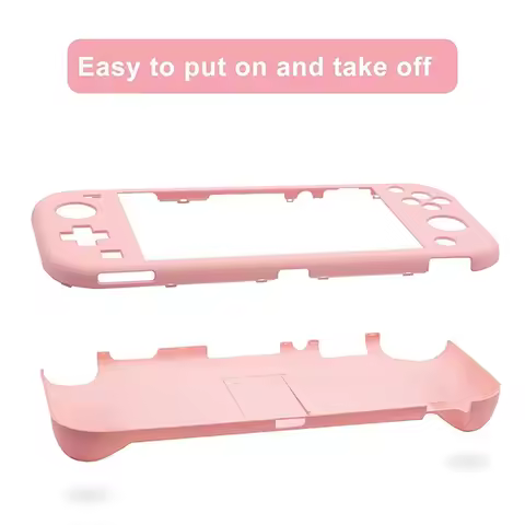 Pink Protection Case for Nintendo Switch Lite with Kickstand Hard Case for Nintendo Switch Lite Game