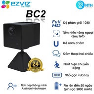 Ezviz BC2 2Mpx Wifi Camera, Uses 2000 mAh Rechargeable Battery, Indoor Camera, 2-Way Talk,