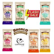 LAUNCH SALE! Bronco Dental Chew BANANA, BLUEBERRY, CRANBERRY, MILK, MINT, PEANUT BUTTER