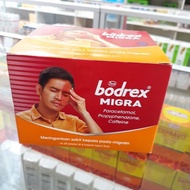 [ READY STOCK ] HOT ITEM  Bodrex MIGRA Box Contents 25 Blisters 1 Box - Migraine Medicine