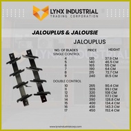 ✫ ╲ ∯ Jalousie Jalouplus 17 Blades for Louver Window 1 Pair