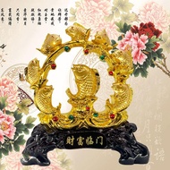 Fengshui lucky 8 infinity 8 pcs koi fish lucky charm figurine