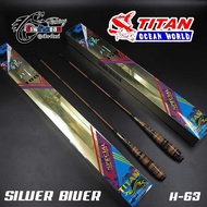คันตกกุ้ง TITAN SILVER BIUER (H-63) 1.5m 1.8m UL