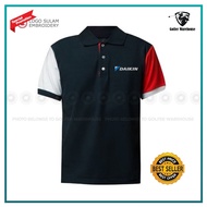 G Polo T Shirt Sulam Daikin AC Aircon Aircond Inverter Home Kitchen Baju Sales Uniform Cotton Fashion Embroidery Jahit