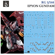 WATER DECAL [GHOST] RG 31 1/144 OZ-13MS EPYON GUNDAM SLIDE RG31