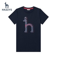Hazzys Haggis new summer short-sleeved women's T-shirt casual cotton top 918