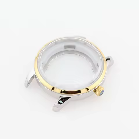 40MM Silver Gold Gmt Watch Cases Seiko Presage for Seiko NH34 NH35 NH36 NH34 Luxury Watch Man Moveme