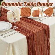 Romantic Table Runner Table Scarf Dining Table Setting Table Cloth Wedding Deco Cheesecloth