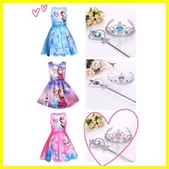 ◸ Frozen dress for kids 2-10yrs