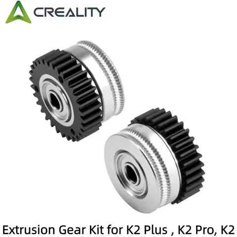 Creality 2pcs K2 Plus/K2/K2 Pro Extrusion Gear Kit Original Extruder Motor Gears K2 Plus Accessories