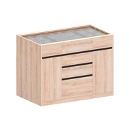 SB DESIGN โต๊ะกลางเครื่องสำอาง HAVANA 120 Cm // MODEL : CS-122 ดีไซน์สวยหรู สไตล์เกาหลี 12 ลิ้นชัก 4