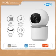 MOES Tuya WiFi Indoor Pan/Tilt Smart Security Camera 3MP HD Infrared Night Vision Motion Tracking So