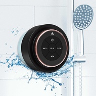 Xleader Rose Gold Bluetooth Shower Speaker, SoundAngel Mate Certified IPX7 Waterproof Bathroom Speak