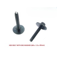 HEX BOLT WITH BIG WASHER (M6 x 1.0 x 38mm)