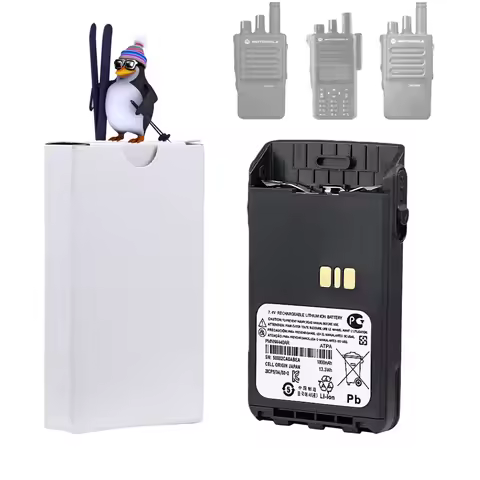 1800mAh PMNN4440AR Replacement Li-ion Battery Compatible for Motorola XiR E8600 XiR E8608 XiR E8608i