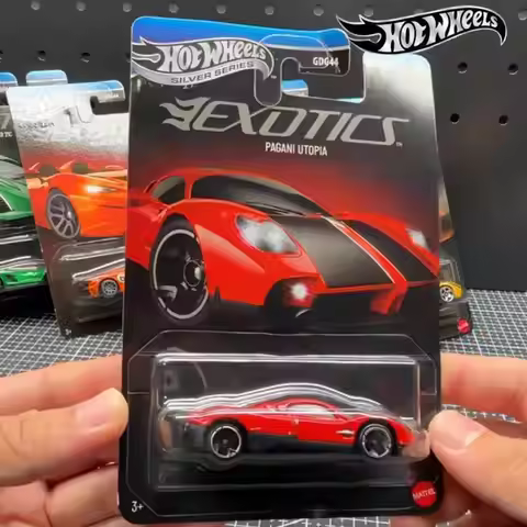 Hot Wheels Alloy Car Model Silver Series GDG44 Exotics Ferrari Laferrari Lamborghini Veneno Pagani U