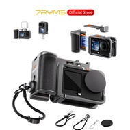 7RYMS 7RIG SC2 Street Grip Kit for DJI Osmo Action 6, Aluminum Metal Cage with Cold Shoe,Photography