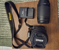 Nikon d5300 fit 18-55mm 70-300mm
