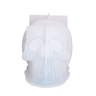Skull Silicone Mold Halloween Skull Candle Mold Large Skull Resin Mold for Candle DIY Soap Making Epoxy Mold Resin