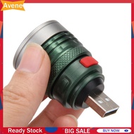 USB LED Power Bank Flashlight Head Lamp 3W Extension Light Torch