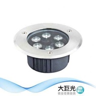 【大巨光】LED 1Wx6 地底燈(LW-11-5232)