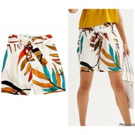 Nine West Satin High-Waist Shorts E4