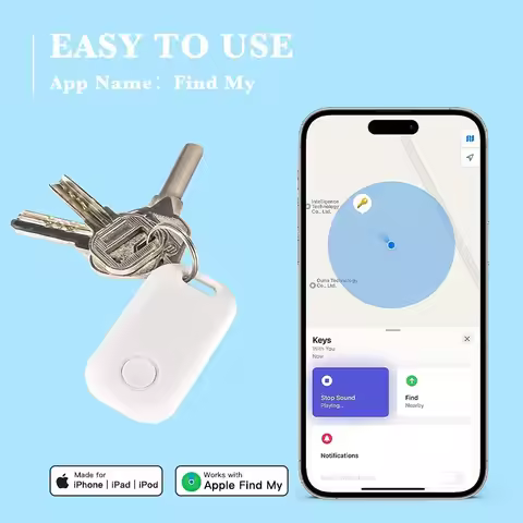 For IOS Find My App Mini GPS Tracker Bluetooth-compatible Itag Global Positioning Finder Anti-lost K