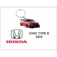 honda civic 2022 type r keychain 2d typer type-r