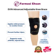 EVIN Advanced Adjustable Knee Brace Cotton Lining - Knee Guard Pad Lutut Support