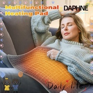 DAPHNE Electric Heated Blanket, Soft Plush 58*29CM Electric Blanket,  Grey EU US UK Plug Digital Con
