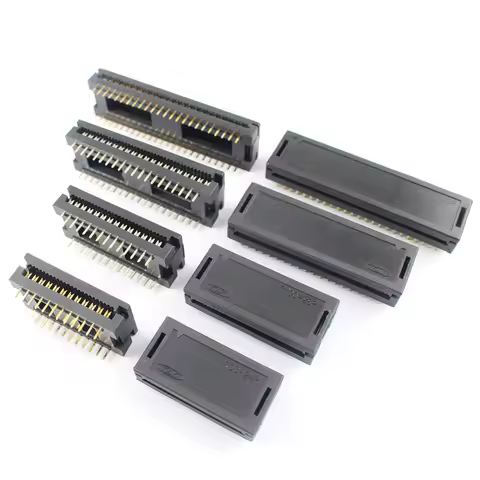10pcs 2.54mm x 15.24mm Pitch 3100 24 28 40 Pin Male Header FD IDC Socket Cable Connector 3100-24P 31